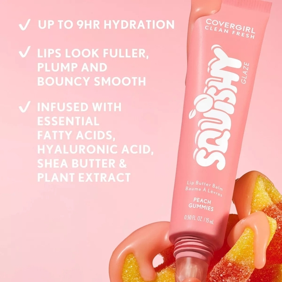 COVERGIRL Squishy Glaze Lip Butter Balm - Vibrant Pink - Picture 4 of 4